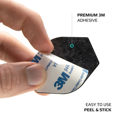 Metalen Sticker Fixed 3in1, Zwart