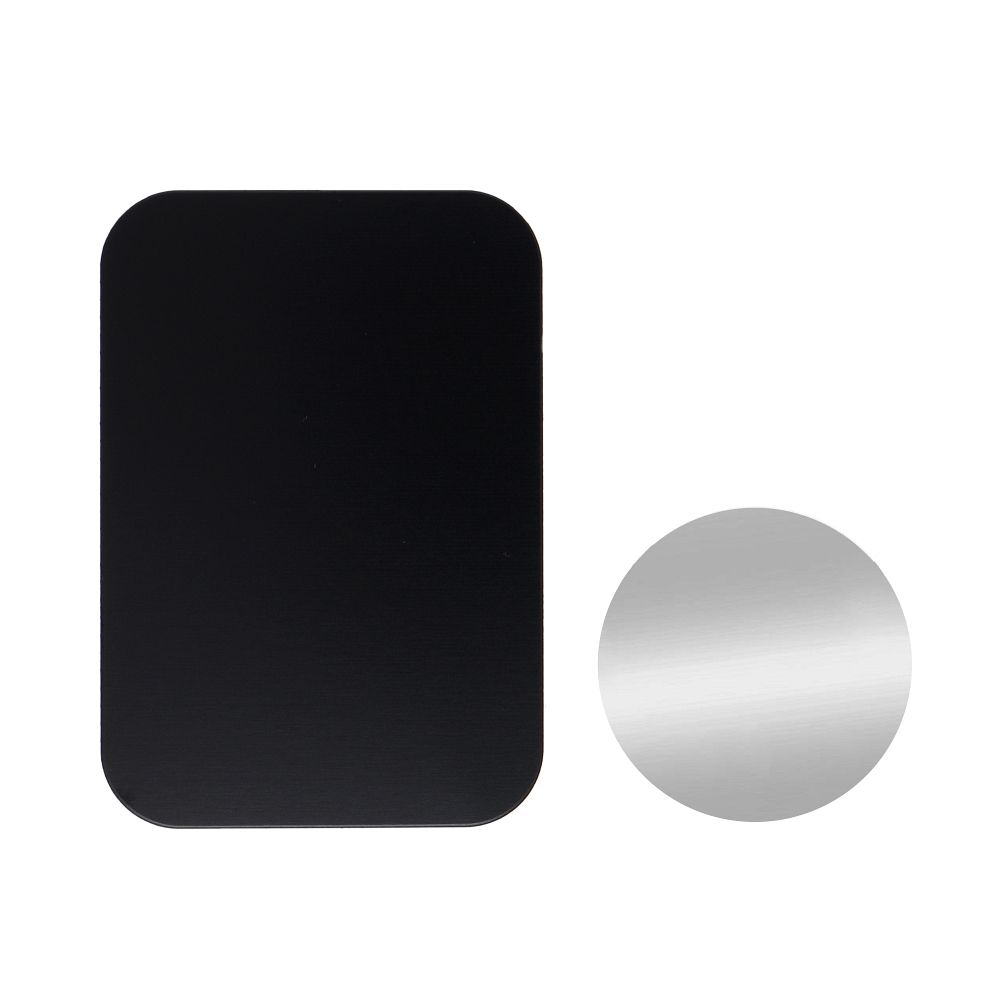 OEM Metal Sticker for magnetic car mount, Set of 2 pieces, Black