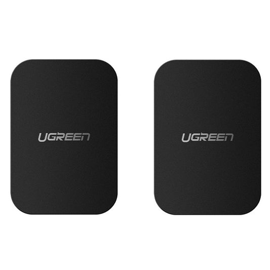 Metalen Sticker UGREEN LP123 (50869), Set van 2 stuks, Zwart