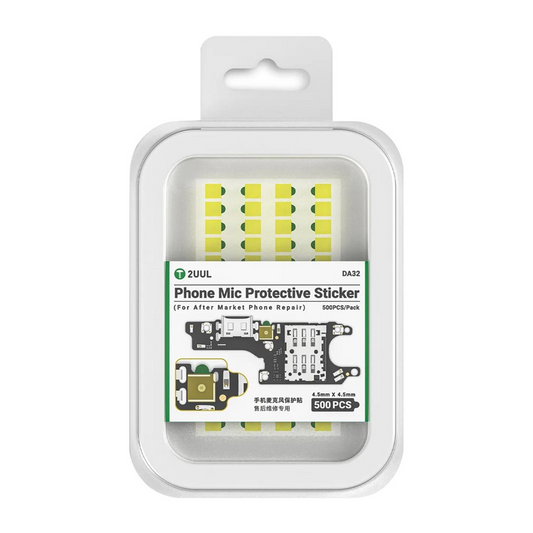 Microfoonbeschermingssticker 2UUL DA32, Set van 500 stuks