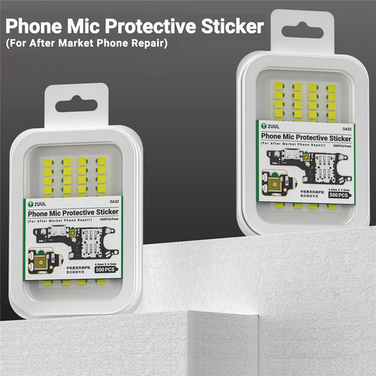 Microfoonbeschermingssticker 2UUL DA32, Set van 500 stuks