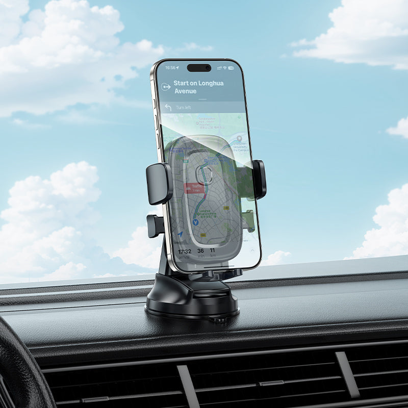 Autohouder Borofone BH132 Follower, 4.5inch - 7inch, Zwart