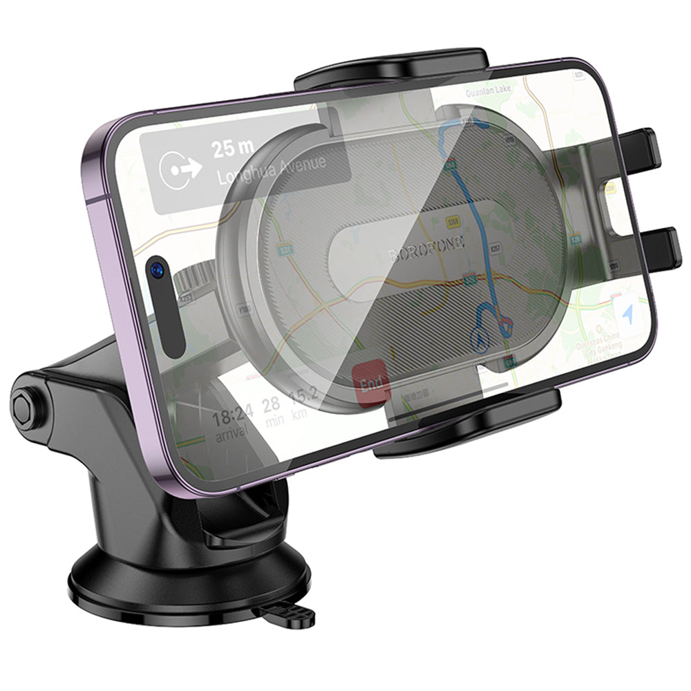 Autohouder Borofone BH134 Rio, 4.5inch - 7inch, Zwart