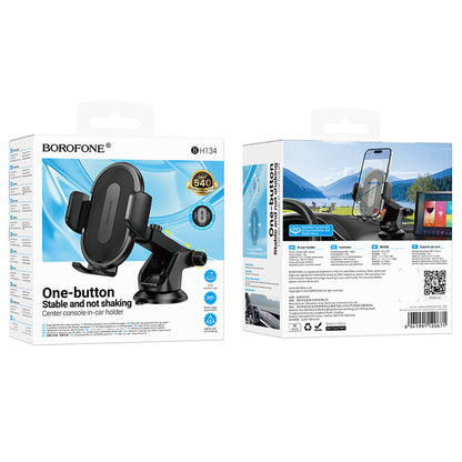 Autohouder Borofone BH134 Rio, 4.5inch - 7inch, Zwart