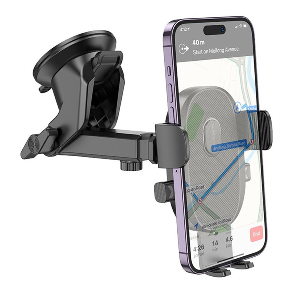 Autohouder Borofone BH93 Grand, 4.5inch - 7inch, Zwart