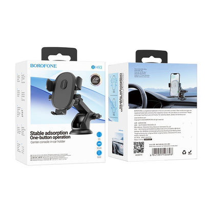 Autohouder Borofone BH93 Grand, 4.5inch - 7inch, Zwart