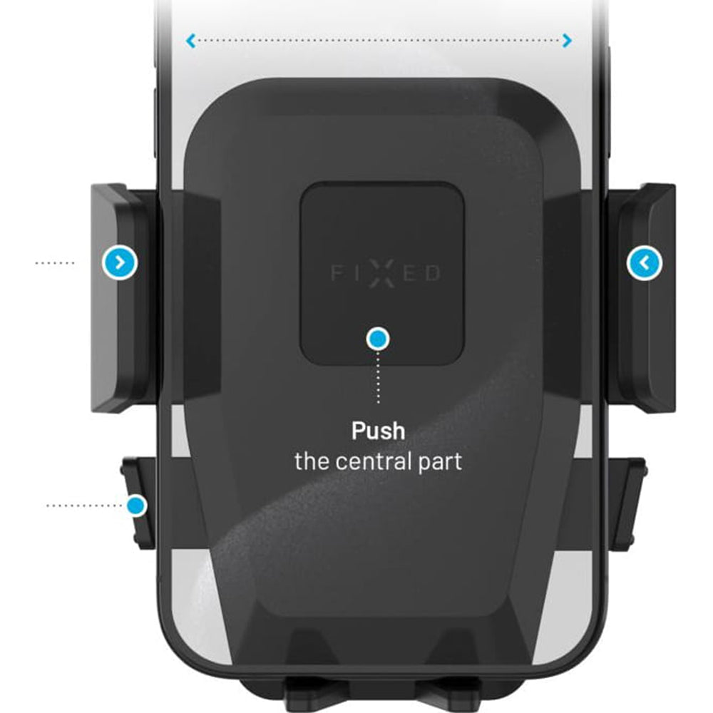 Autohouder Fixed Iconiq Mirror, Universeel, Zwart