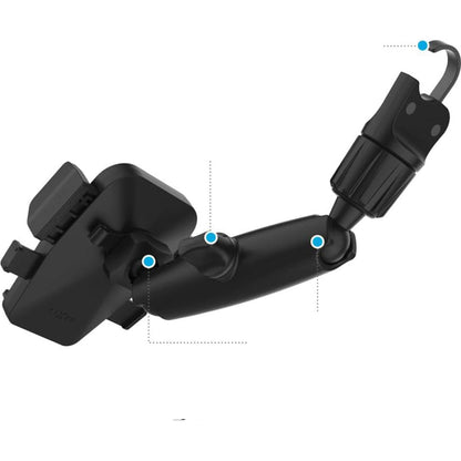 Autohouder Fixed Iconiq Mirror, Universeel, Zwart