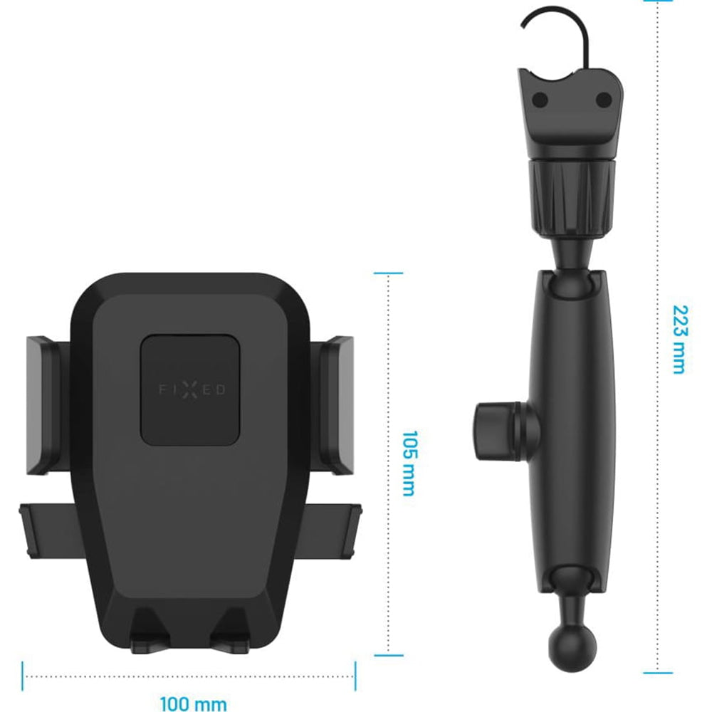 Autohouder Fixed Iconiq Mirror, Universeel, Zwart