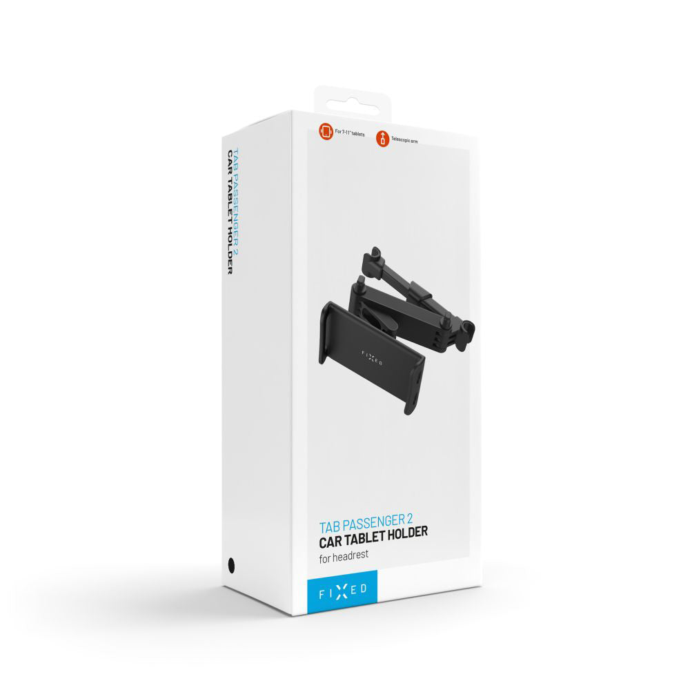 Auto Hoofdsteunhouder Fixed Tab Passenger 2, 7inch - 13inch, Zwart