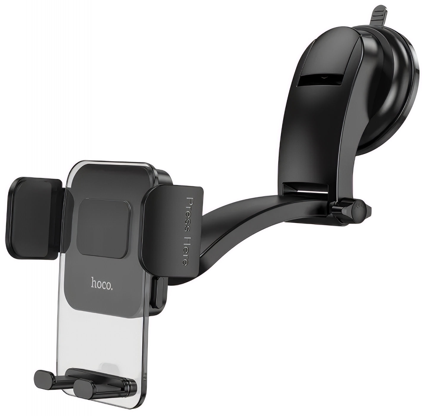 Autohouder HOCO CA118, 4.5inch - 7inch, Zwart