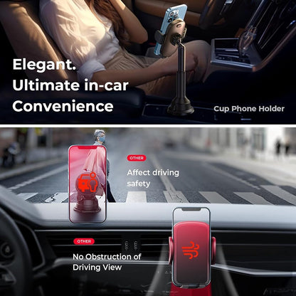 Autohouder Lisen, 4.7inch - 7.2inch, Zwart YL0220100001