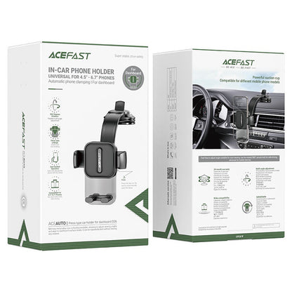 Autohouder Acefast D26, Universeel, Zwart