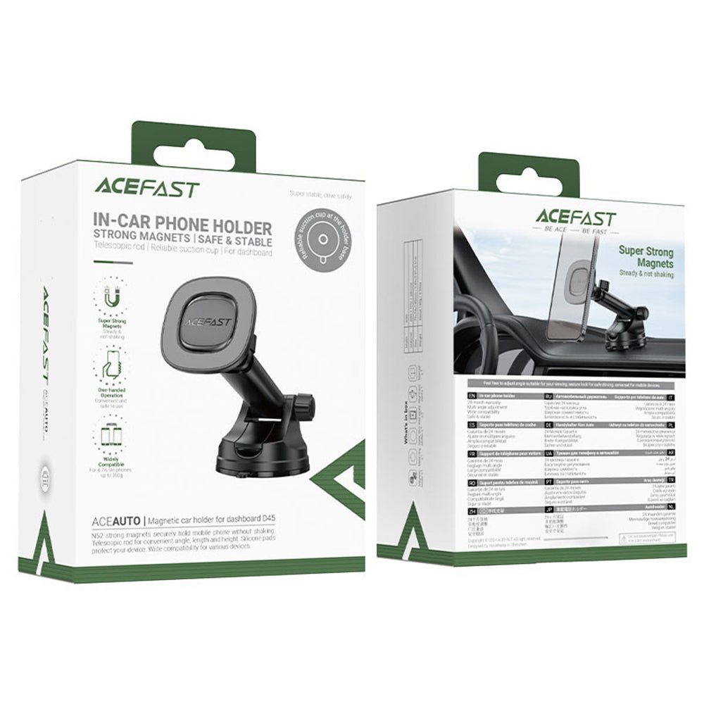 Magnetische Autohouder Acefast D45, Universeel, Zwart