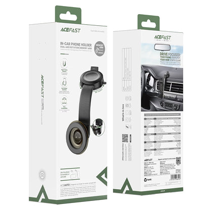 Acefast D69 Magnetische Autohouder, 4,7 inch - 6,9 inch, Zwart