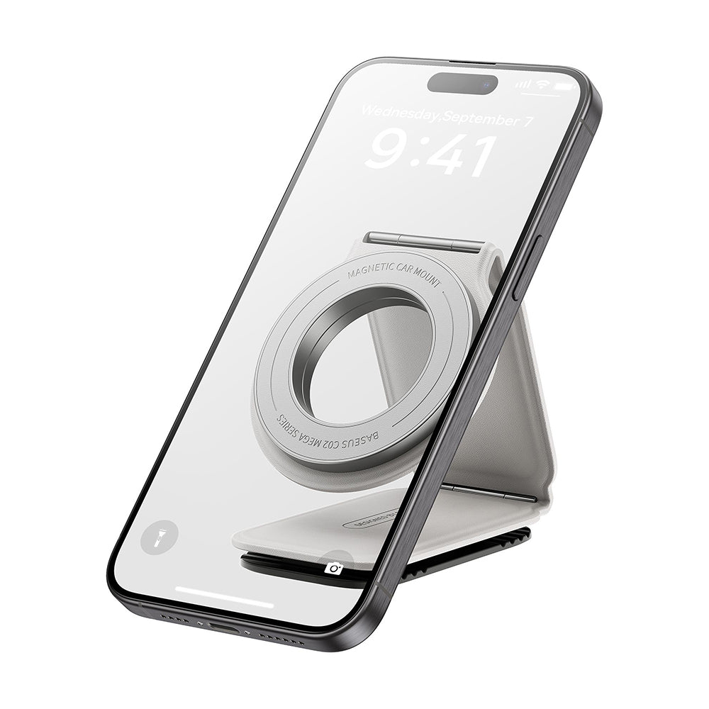 Autohouder Magnetisch Baseus PrimeTrip C02, Universeel, Wit C40169002213-00