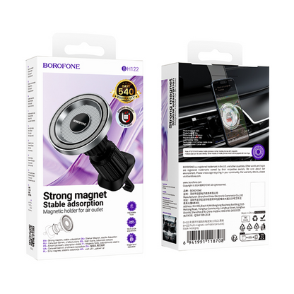 Magnetische Autohouder Borofone BH122 Profit, 4.5inch - 7inch, Zwart