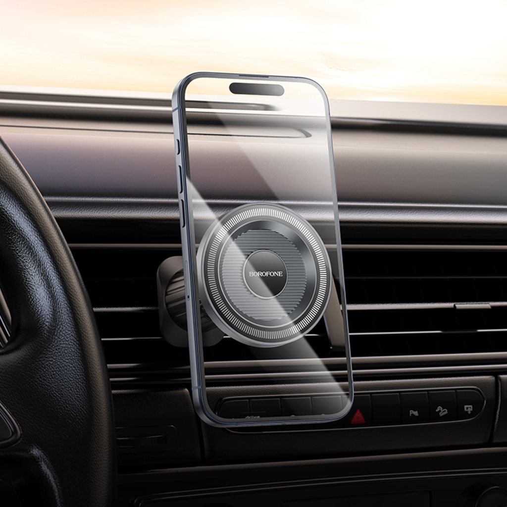 Magnetische Autohouder Borofone BH122 Profit, 4.5inch - 7inch, Zwart