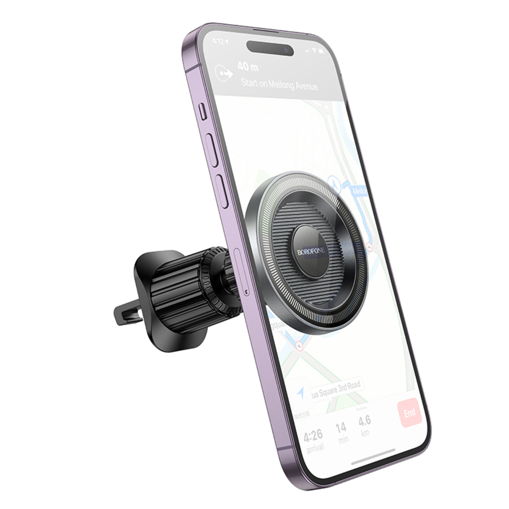 Magnetische Autohouder Borofone BH122 Profit, 4.5inch - 7inch, Zwart