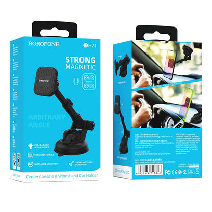 Magnetische Autohouder Borofone BH21 Vanda, Universeel, Zwart