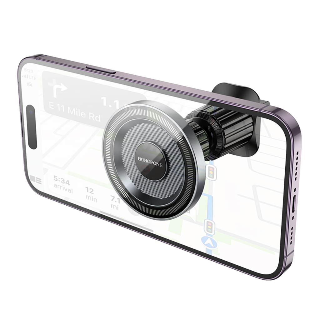 Magnetische Autohouder Borofone BH122 Profit, 4.5inch - 7inch, Zwart