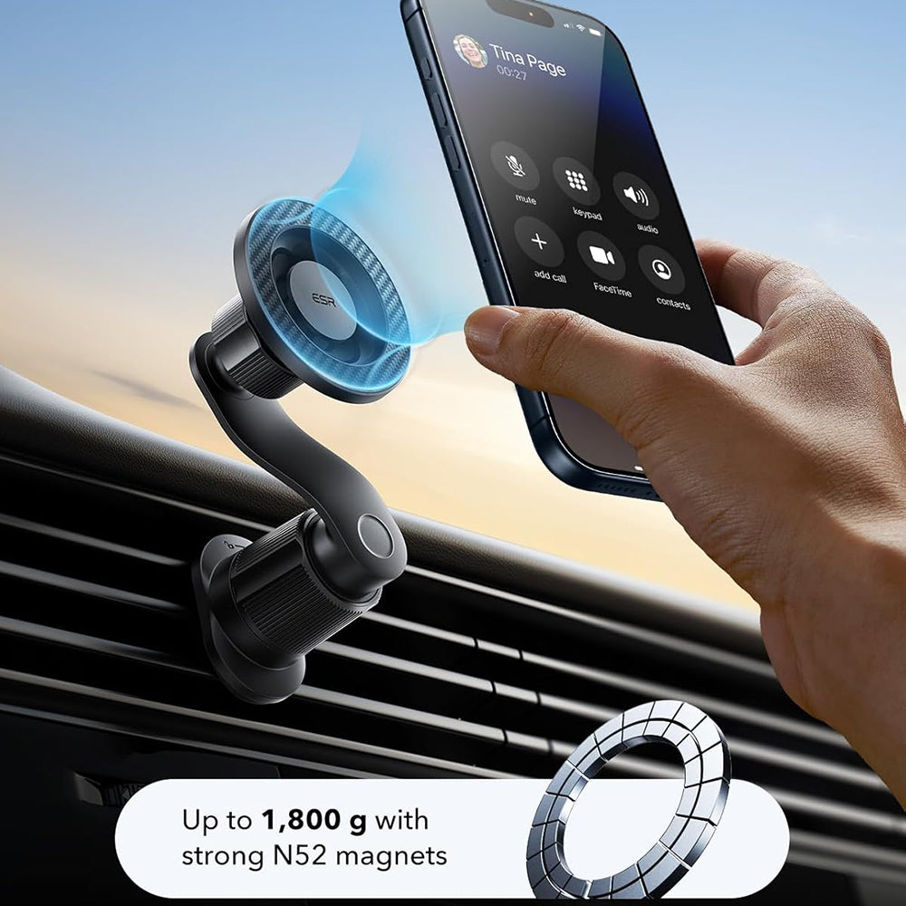 Magnetische Autohouder ESR OmniLock Vent, Universeel, Zwart