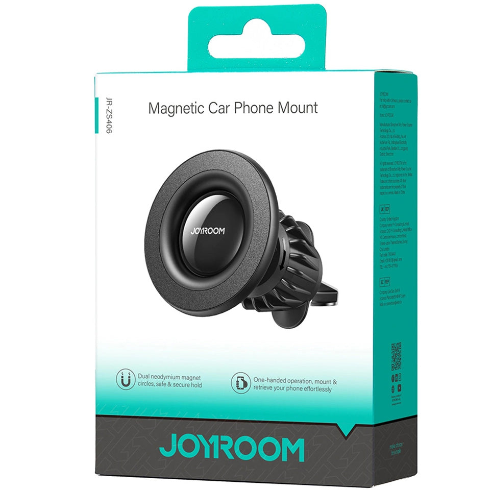 Magnetische Autohouder Joyroom JR-ZS406 Air Vent, Universeel, Zwart