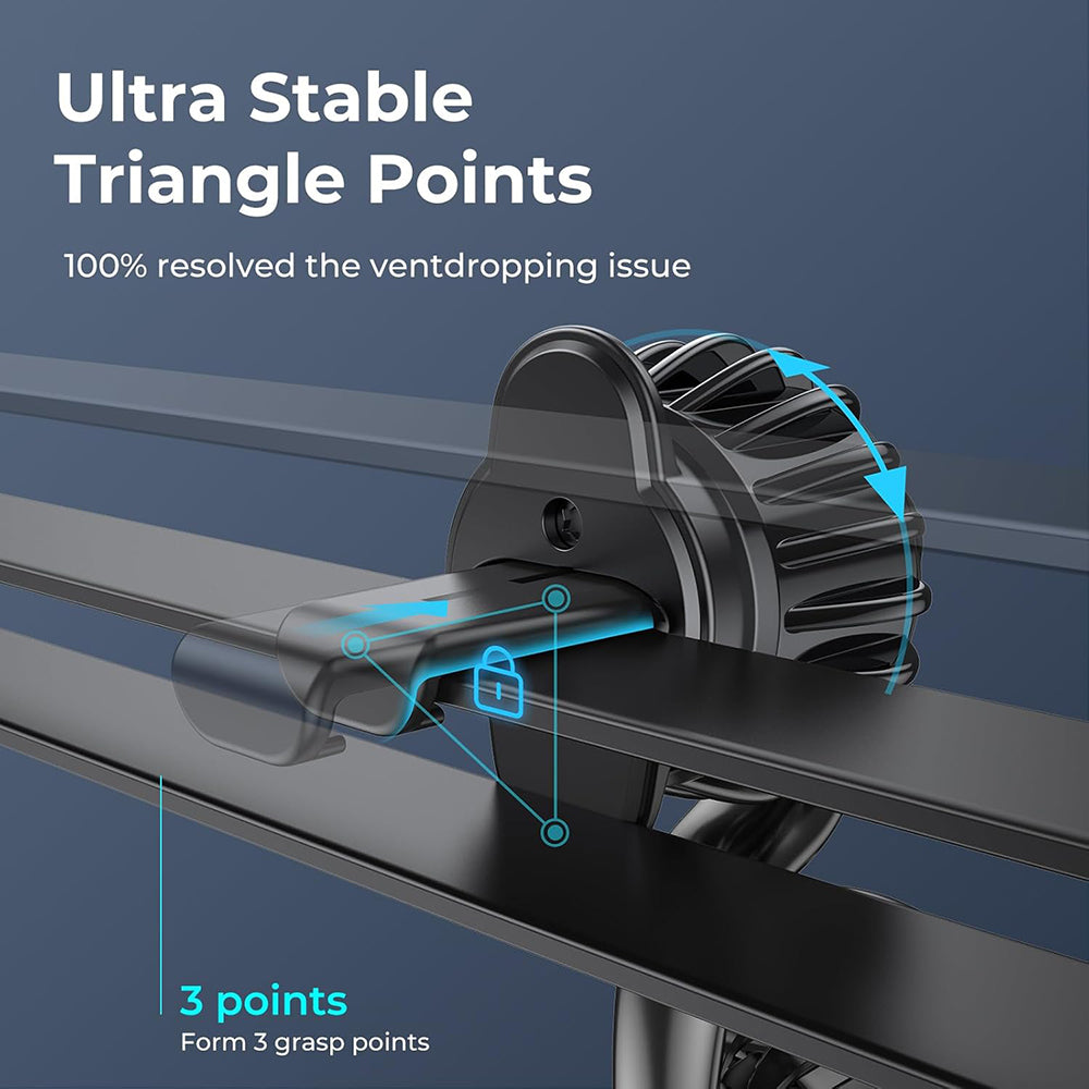 Lisen Magnetic Car Holder, Universal, Black YL0222060002