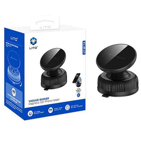Magnetische Autohouder Lito LT-W12, Universeel, Zwart