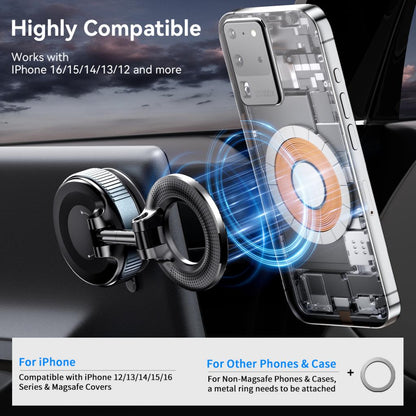 Magnetische Autohouder XO Design C169, Universeel, Zwart