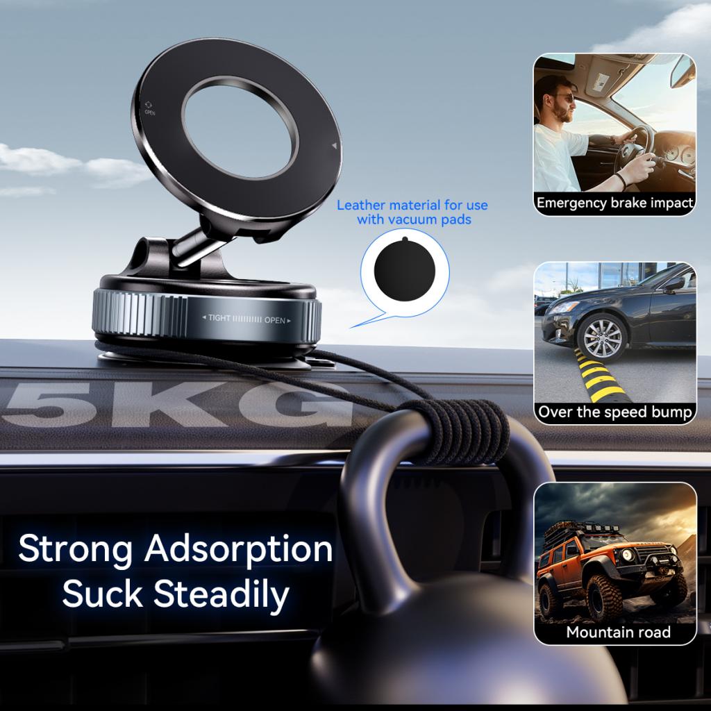 Magnetische Autohouder XO Design C169, Universeel, Zwart