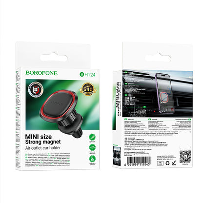 Magnetische Autohouder Borofone BH124 Roman, Universeel, Zwart