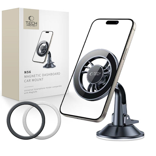 Magnetische Autohouder Tech-Protect N56 Dash, Universeel, Zwart