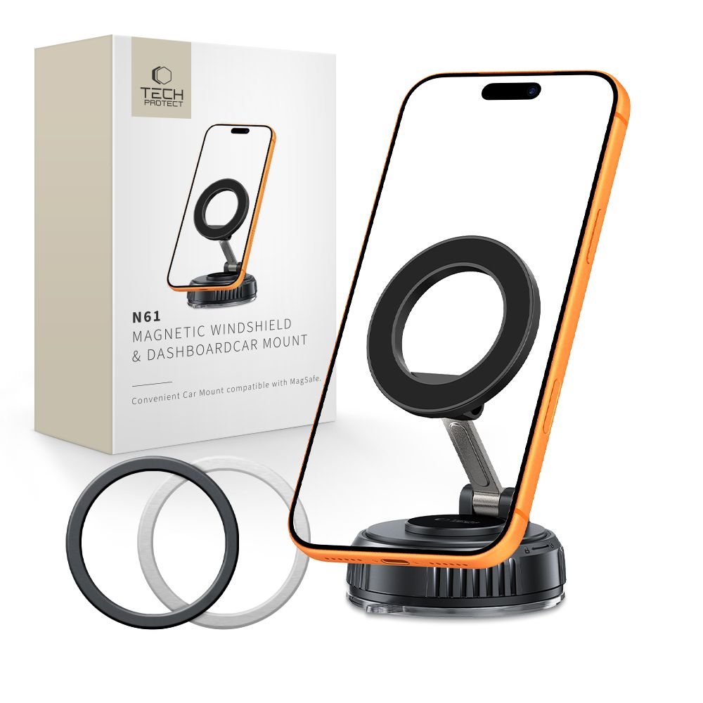 Magnetische Autohouder Tech-Protect N61, Universeel, Zwart