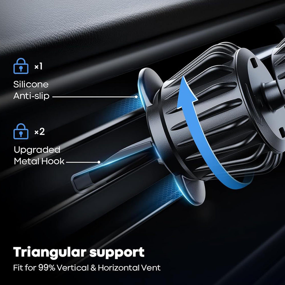 Magnetische Autohouder Techsuit S1, Universeel, Zwart