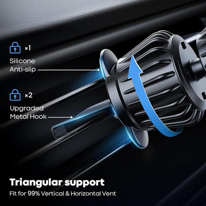 Magnetische Autohouder Techsuit S1, Universeel, Zwart