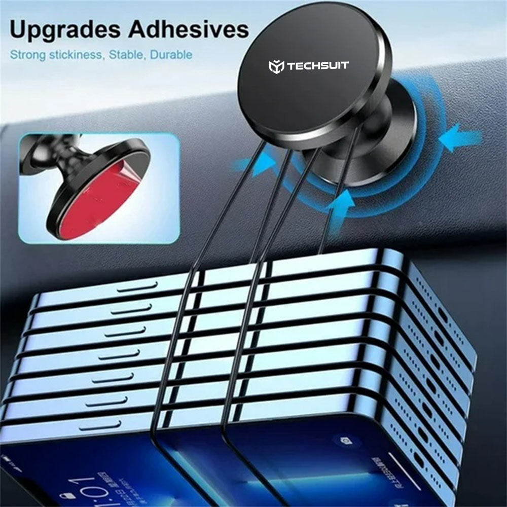 Magnetische Autohouder Techsuit S10, Universeel, Zwart