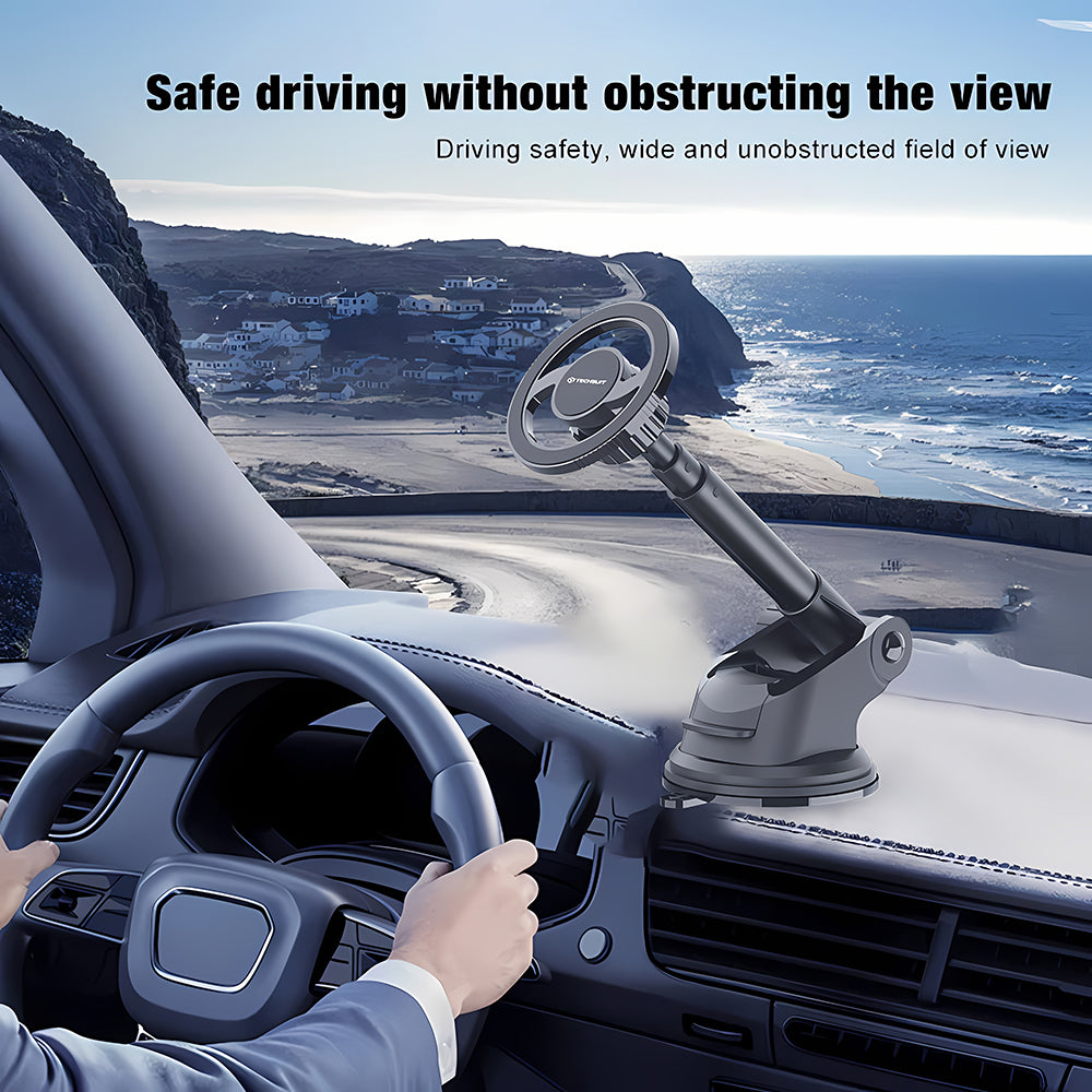 Techsuit S12 Magnetic Car Holder, Universal, Black