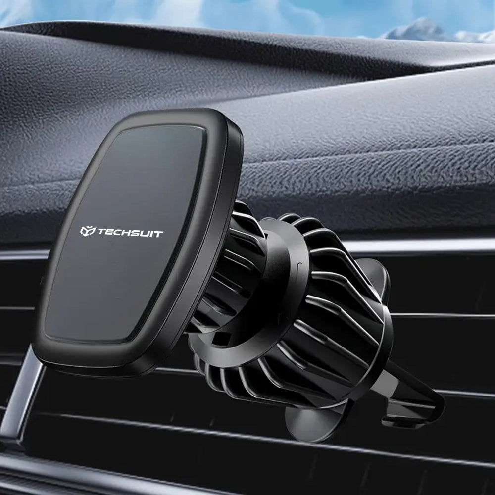 Magnetische Autohouder Techsuit S2, Universeel, Zwart