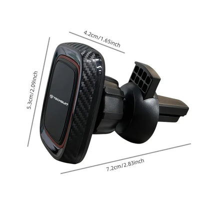 Magnetische Autohouder Techsuit S5, Universeel, Zwart Rood