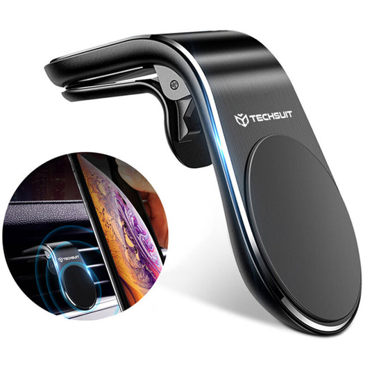 Magnetische Autohouder Techsuit S7, Universeel, Zilver