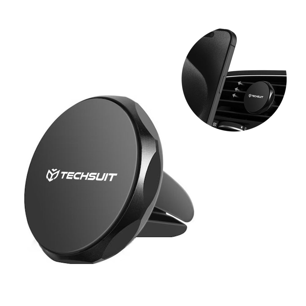 Magnetische Autohouder Techsuit S9, Universeel, Zilver