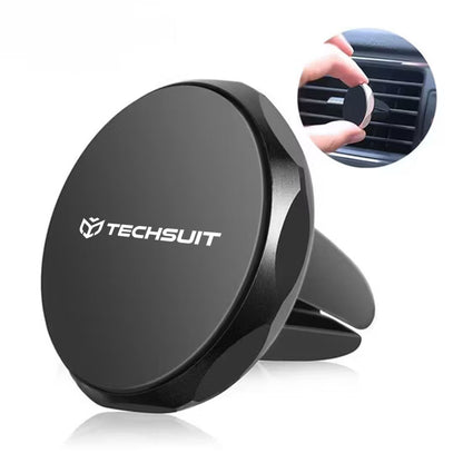 Magnetische Autohouder Techsuit S9, Universeel, Zilver