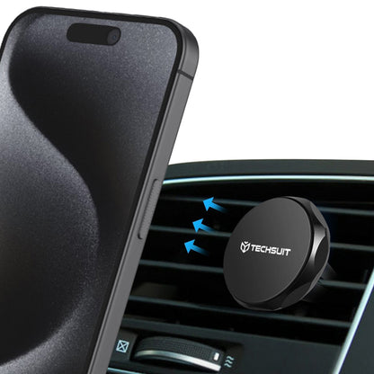 Magnetische Autohouder Techsuit S9, Universeel, Zilver