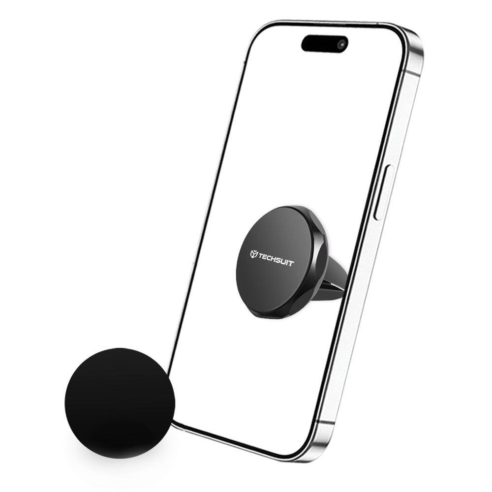 Magnetische Autohouder Techsuit S9, Universeel, Zilver