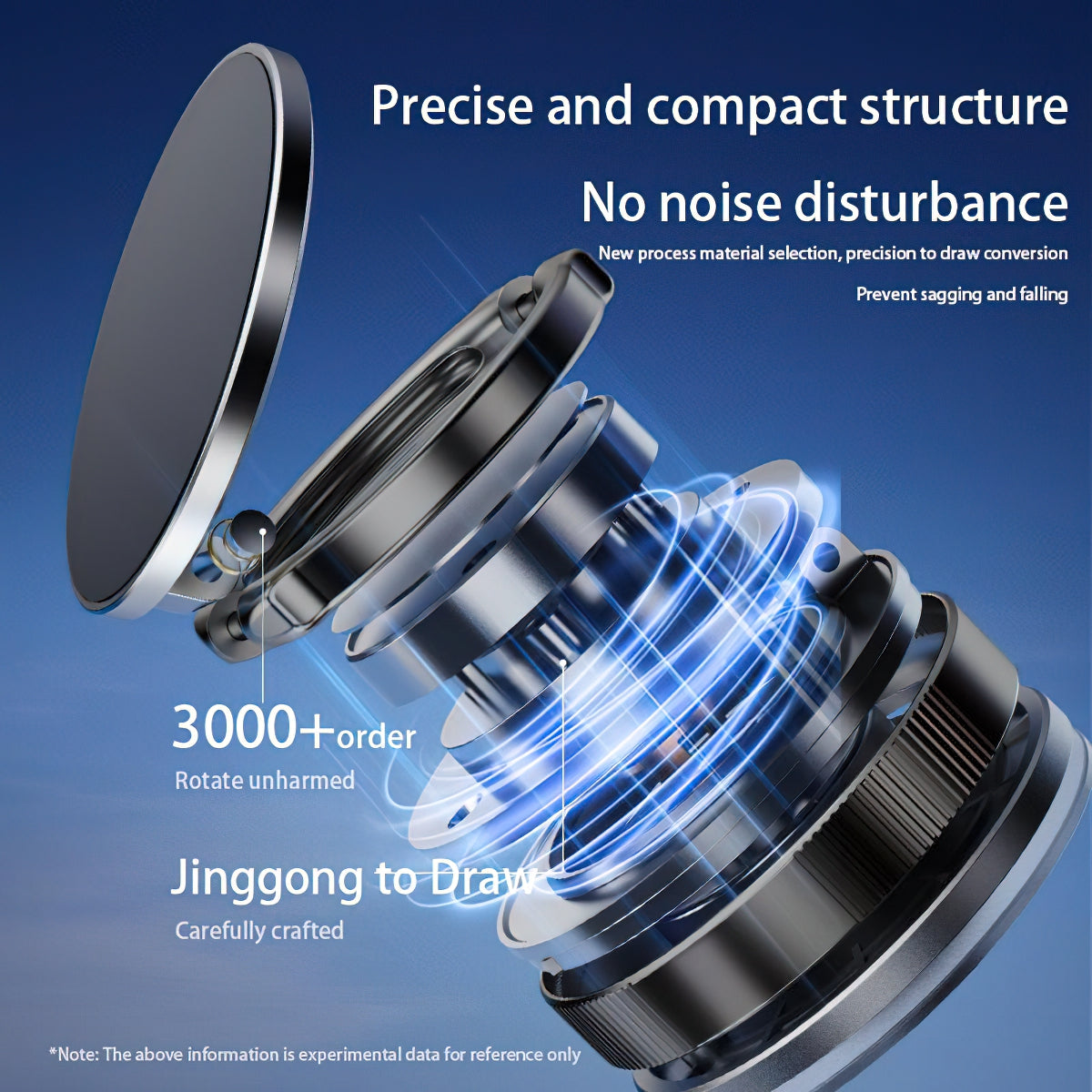 Magnetische Autohouder XO Design C177, Universeel, Zwart