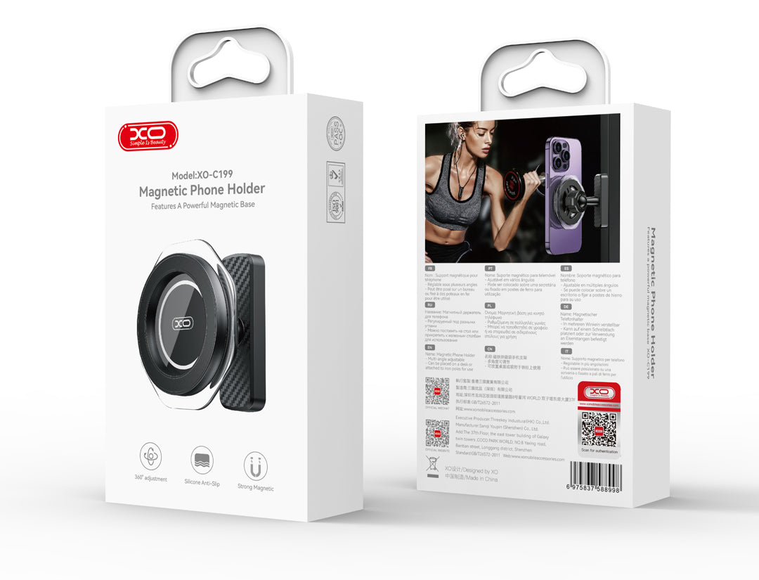 XO Design C199 Magnetic Car Mount, Universal, Black