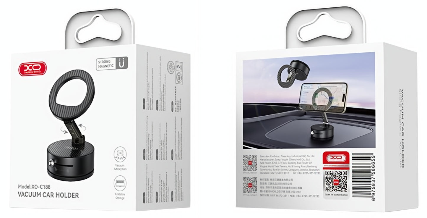Magnetische Autohouder XO Design C188, Universeel, Zwart