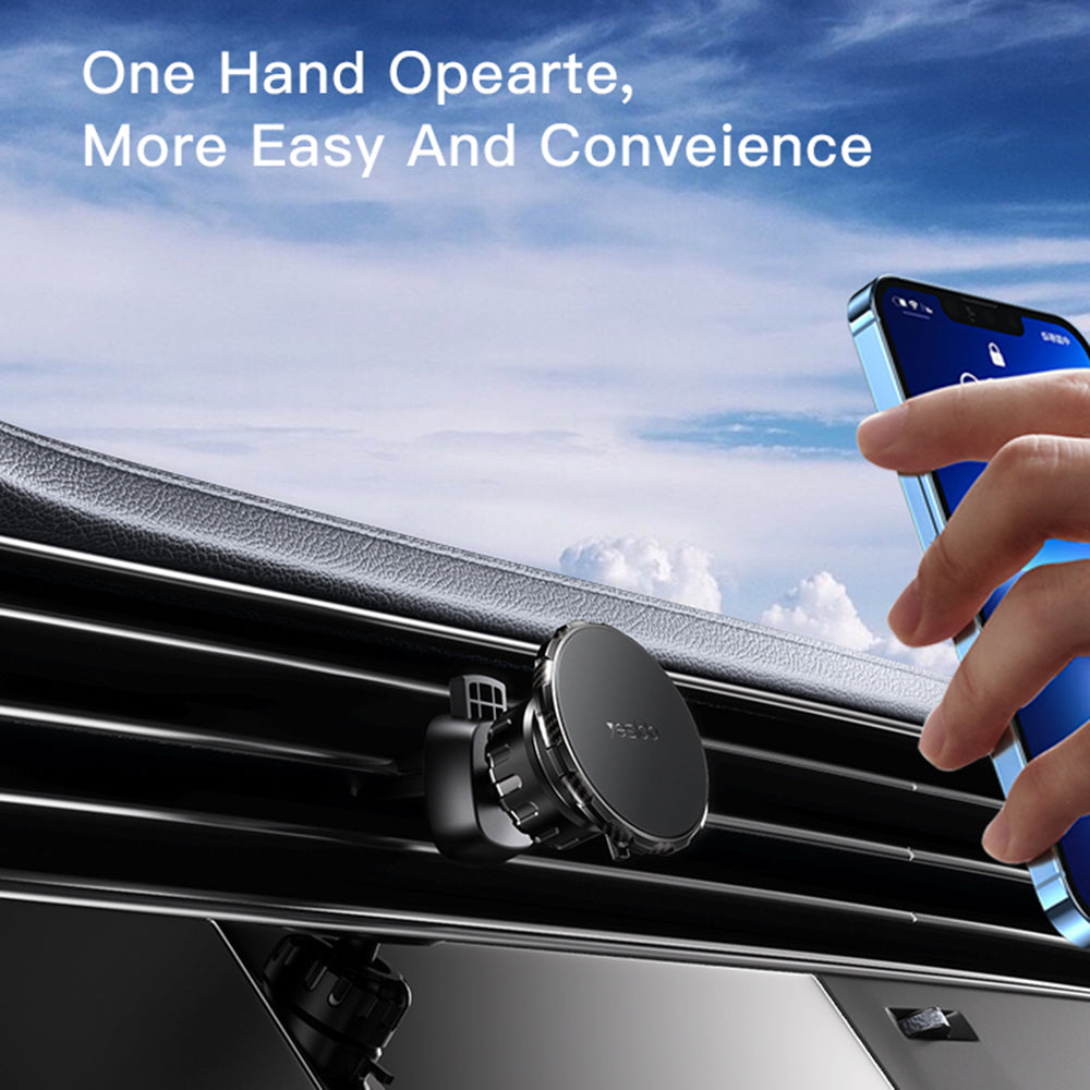 Magnetische Autohouder Yesido C160, Universeel, Zwart