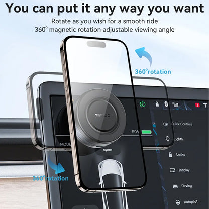 Magnetische Autohouder Yesido C223, Universeel, Zwart